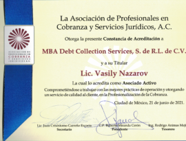 Мексиканская компания MBA Consult стала членом ассоциации APCOB